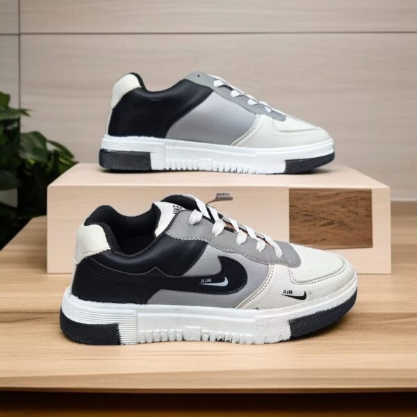 Nike Air Premium Black And White Sneakers for Men (YS-28)