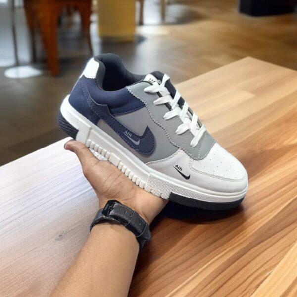 Nike Air Premium blue And White Sneakers for Men (YS-35)