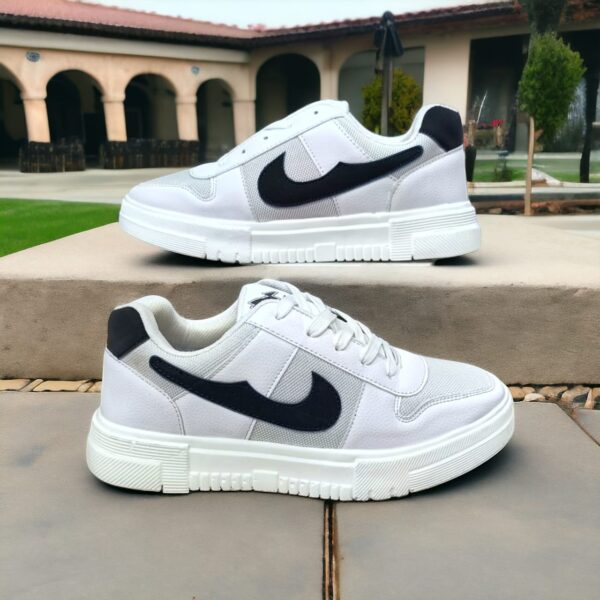 Most Trending Air Pure White and black Nike Stike Sneakers For Men (YS-13)