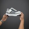 Fashionable Black and Ash Gaxing Sneakerts For men (YS-8)