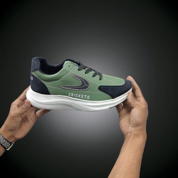 High Soled Green and Black snealers for Men (YS-16)