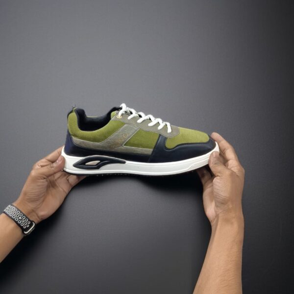Ecco Premium Purple And Black Sneakers For Men (YS-19)