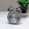 Bell Alarm Silver and White  Clock (TC-204)
