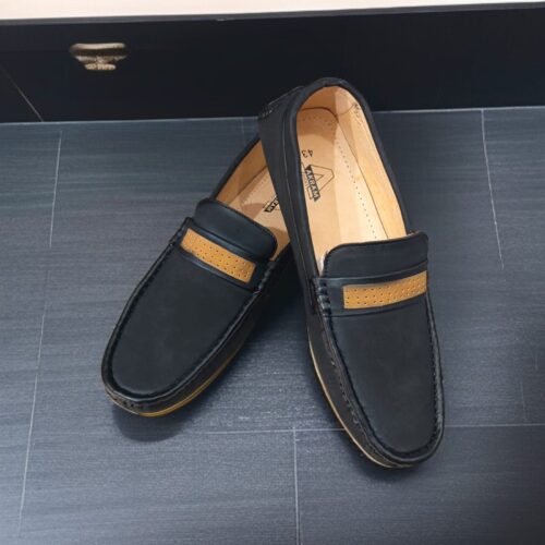 Ambush Black Colour Loafers for Men (LF-103)