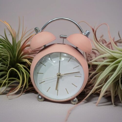 Bell Alarm Soft Pink Clock (TC-208)