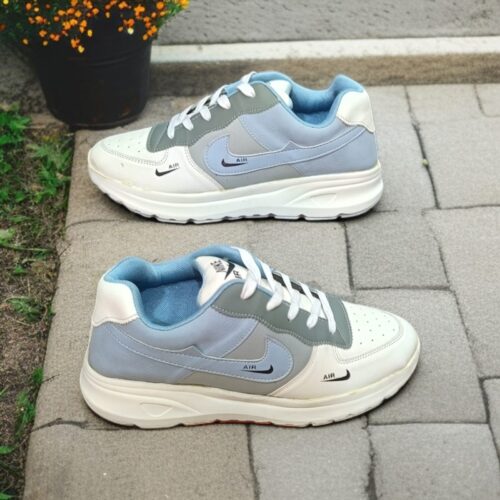Nike Air Blue and White Sneakers for Men (YS-34)