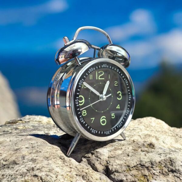 WhatsApp Image 2025-08-26 at 13.31.46_2bb61845 Bell Alarm SIlver and black Clock(Radium)- (TC-242)