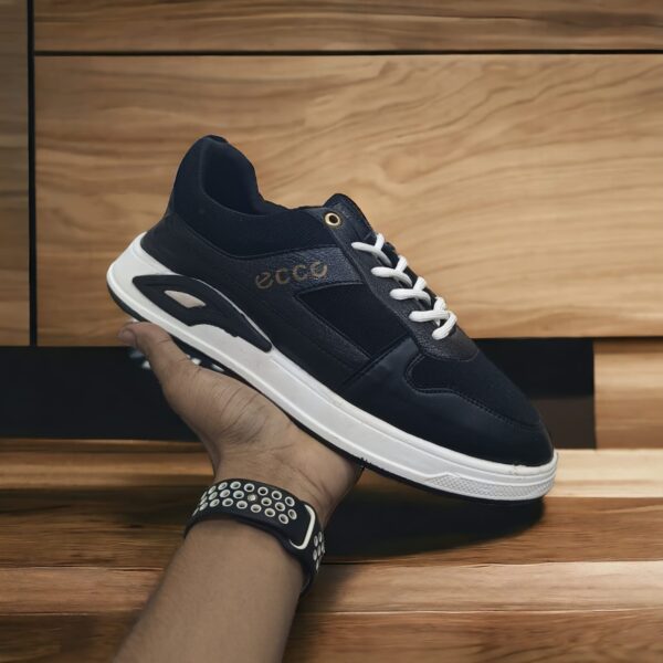 Ecco Premium Black Colour Sneakers For Men (YS-17) another sold
