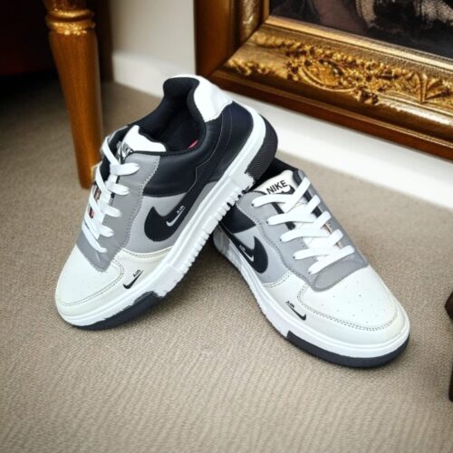 Nike Air Premium Black And White Sneakers for Men (YS-28)