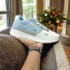 Nike Air Deep BLue and White Sneakers for Men (YS-38)
