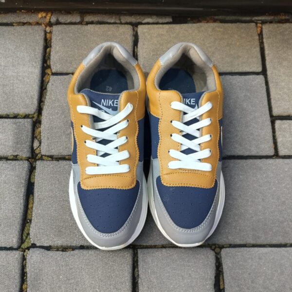 Nike Air Blue And Deep Yellow Sneakers for Men (YS-56)