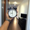 Bell Alarm Mate Black Clock (TC-209)