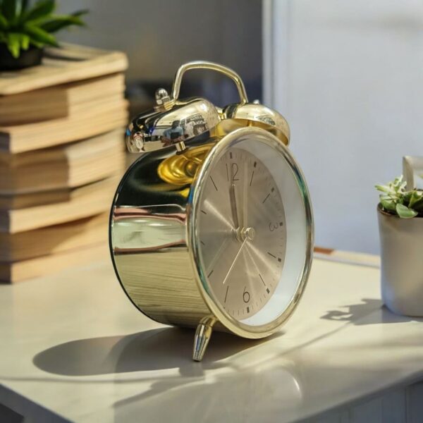 Bell Alarm Golden colour Clock (TC-211) - Image 2