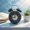 Bell Alarm Black And Yellow (RADIUM) Clock (TC-219)