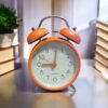 Bell Alarm Matt Orange Blue Clock (TC-220)