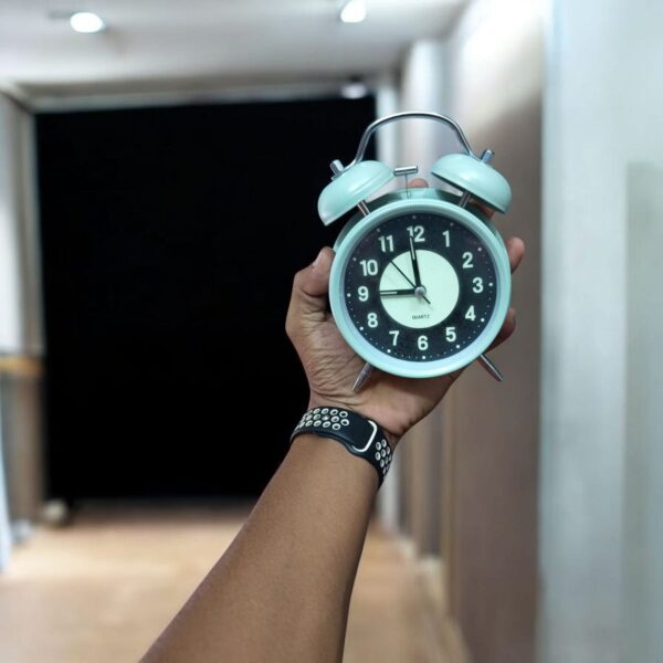 Bell Alarm Light Gray (REDIUM) Clock (TC-225) - Image 3