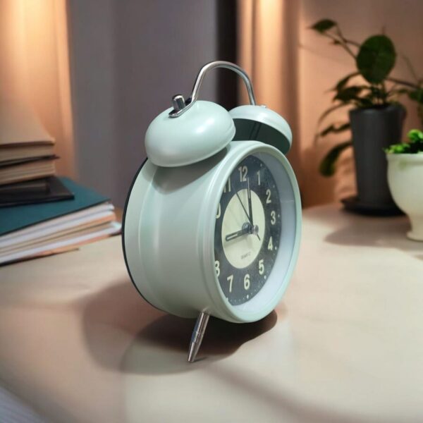 Bell Alarm Light Gray (REDIUM) Clock (TC-225) - Image 2