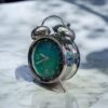 WhatsApp Image 2025-10-12 at 22.34.07_6a06421a Bell Alarm Silver and Green Clock(Radium)- (TC-218)