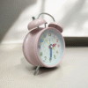 IMG20251007165400 Bell Alarm Pink and White Colours Clock (TC-238)