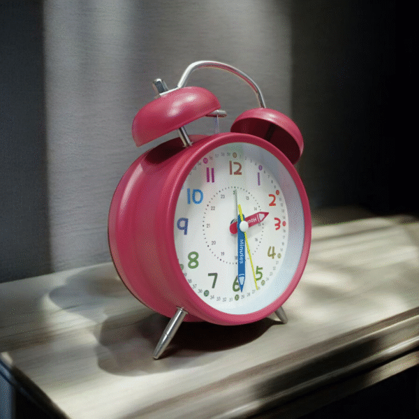 IMG20251007165519 Bell Alarm Red and White Clock (TC-237)