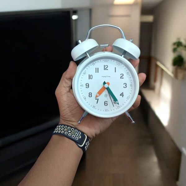 Super Premium Honey time  White Clock (TC-227) - Image 3