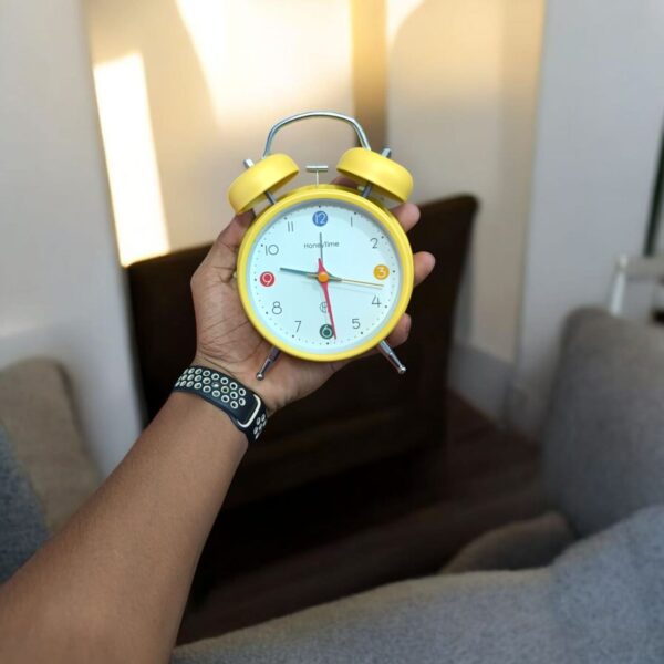 Super Premium Honey time Yellow and White Clock (TC-229) - Image 3