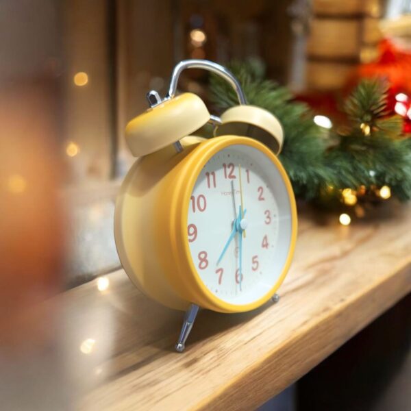 Super Premium Honey time Yellow and White Clock (TC-236) - Image 2