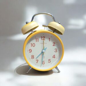 Super Premium Honey time Yellow and White Clock (TC-236)