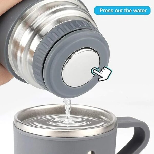 500ML Ash Premium Stainless Steel Water Flask (WF-4013 - Image 4