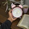 Bell Matt pink Premium Alarm Clock (TC-213)