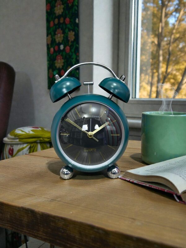 WhatsApp Image 2026-02-21 at 10.16.40 PM Bell Matt Green Alarm Clock (TC-201)