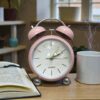 Bell Matt pink Premium Alarm Clock (TC-213)
