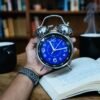 WhatsApp Image 2026-04-12 at 12.42.36 AM (1) Bell Alarm Silver and Deep blue Clock (TC-205)