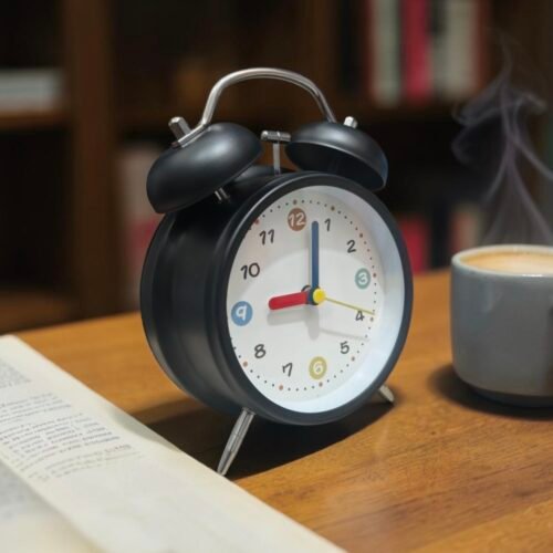 WhatsApp Image 2026-05-11 at 9.07.29 PM (1) Super Premium Honey time Matt Black and White Clock (TC-231)