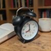 Super Premium Honey time Matt Black and White Clock (TC-231)