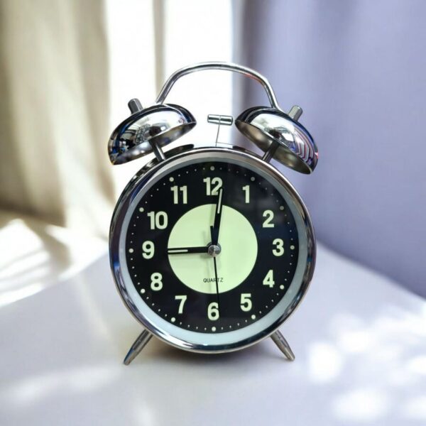 WhatsApp Image 2025-10-18 at 19.12.43_44502746 Bell Alarm Silver and Black(RADIUM) Clock (TC-242)