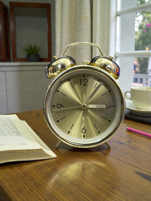 Bell Alarm golden colour Clock (TC-210)