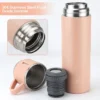 500ML PINK Premium Stainless Steel Water Flask (WF-404)