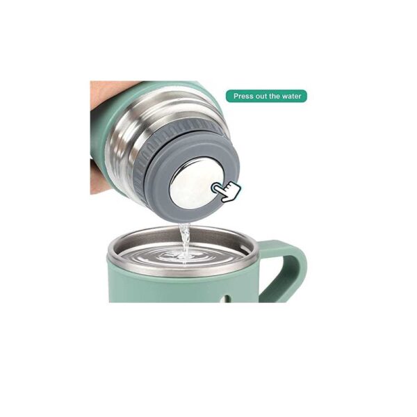vacuum-flask-set-with-3-steel-cups-500ml-jlhwsvf-03 500ML Green Premium Stainless Steel Water Flask (WF-405)