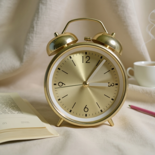 Bell Alarm golden colour Clock (TC-210)
