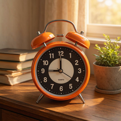 Bell Alarm Orange (REDIUM) Clock (TC-222)