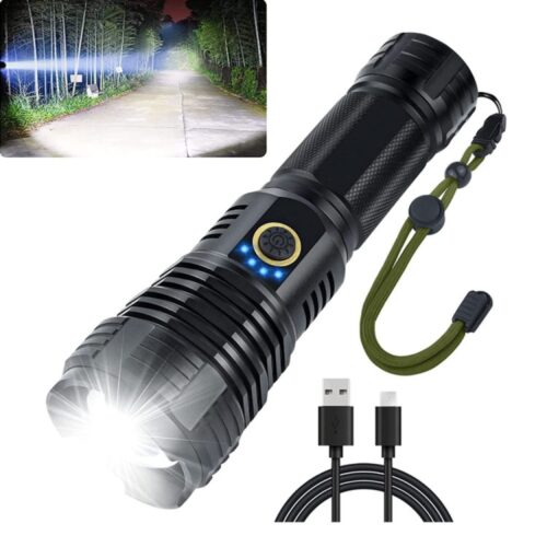 2310.2023-05-15T11_05_51.514_Rechargeable_Zoom_LED_Flashlight_USB_Torch_Light Zoom Waterproof High Power USB Rechargeable Led Torch Light-(Black)