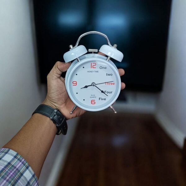 WhatsApp Image 2026-02-17 at 8.35.51 PM (2) Bell Alarm Matt White Clock (TC-248)