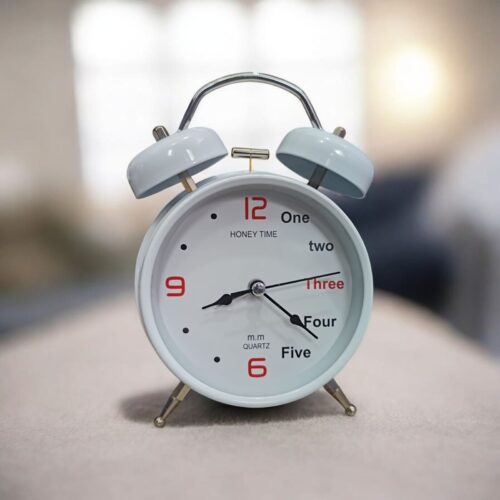 WhatsApp Image 2026-02-17 at 8.35.51 PM Bell Alarm Matt White Clock (TC-248)