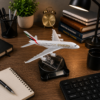 Rotating Stand with Metal EMIRATES  Aircraft-16 cm(Air-703)