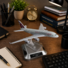 Rotating Stand with Metal QATAR AIRWAYS Aircraft-16 cm (Air-704)