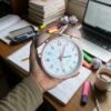Bell Alarm pink and White Clock (TC-237) (Copy)