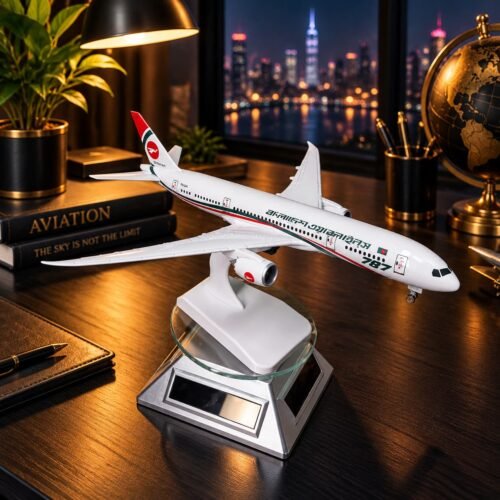 20 cm Metal Bangladesh Airlines  Aircraft with Rotating Stand(Air-723)