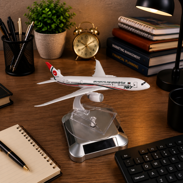 Rotating Stand with Metal BANGLADESH AIRLINES  Aircraft-16 cm(Air-708)