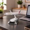 20 cm Metal EMIRATES  Aircraft with Rotating Stand(Air-716)